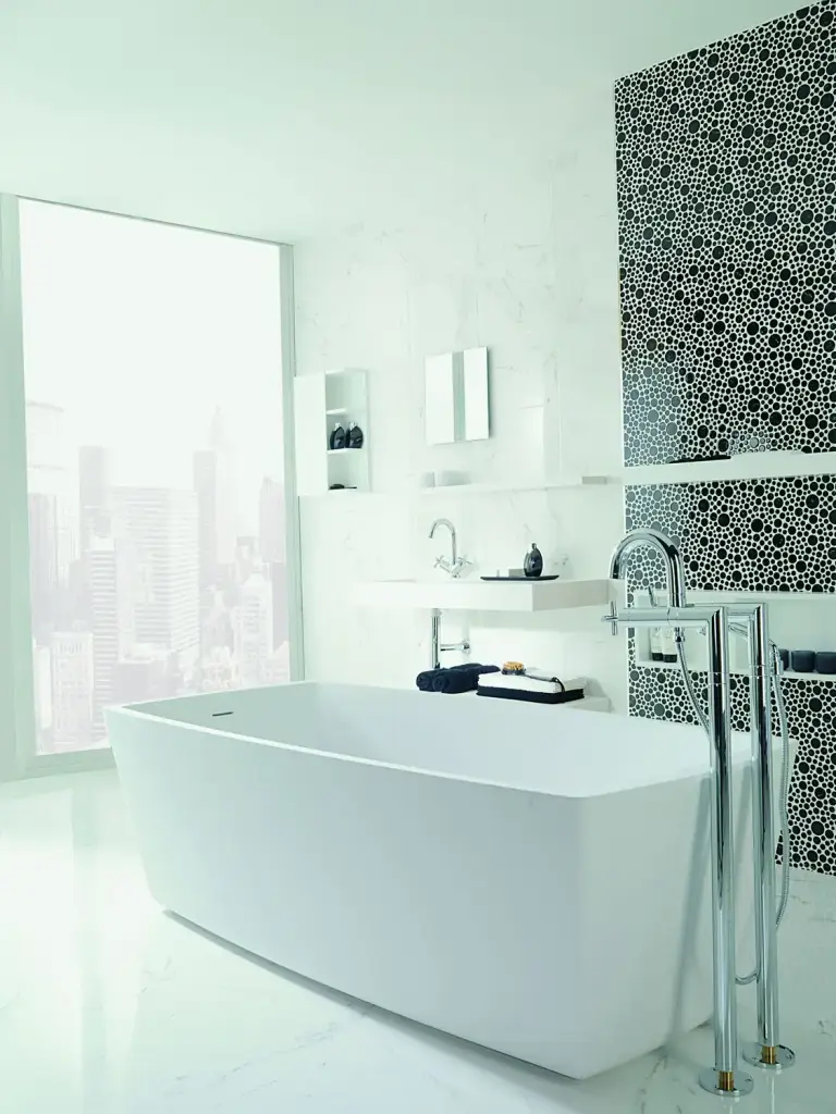 Интерьер Porcelanosa Marmol Carrara