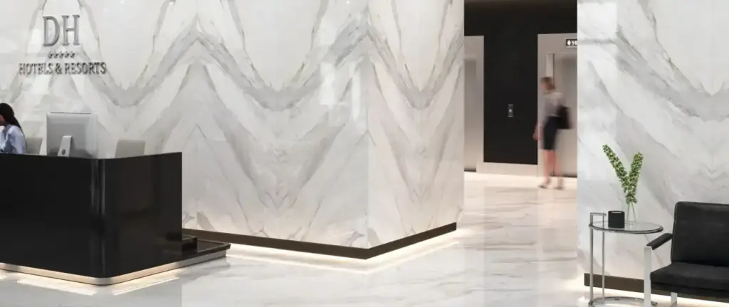 Интерьер Coverlam Calacata