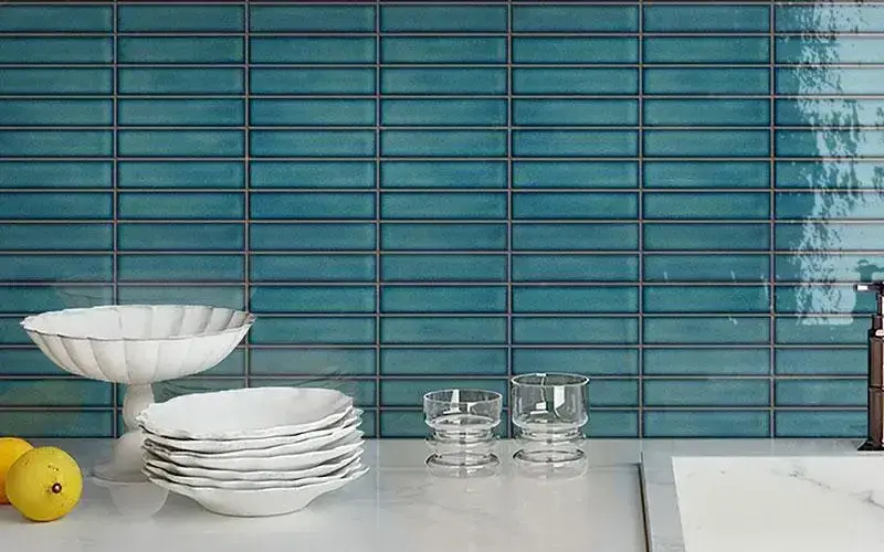 Интерьер Porcelain Mosaic Strip 4.5x19.5