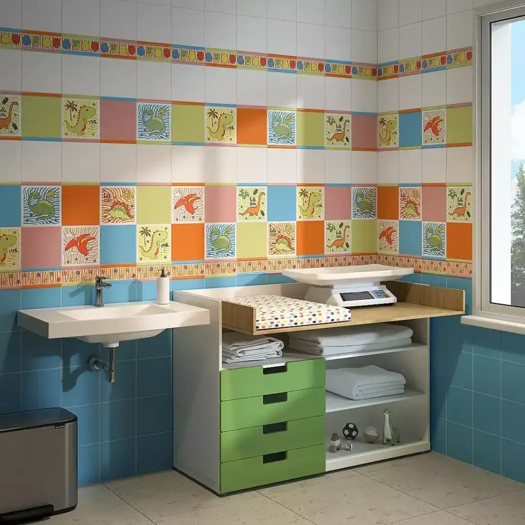 Интерьер Kerama Marazzi Динозаврики - 1
