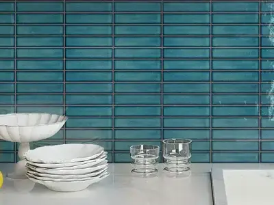 Porcelain Mosaic Strip 4.5x19.5