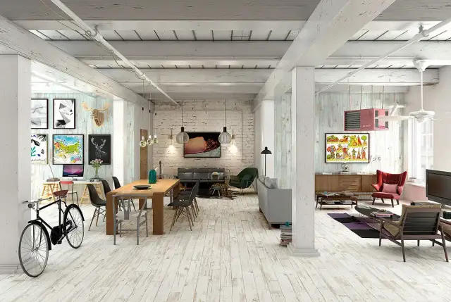 Интерьер с Spiga Tribeca Aqua