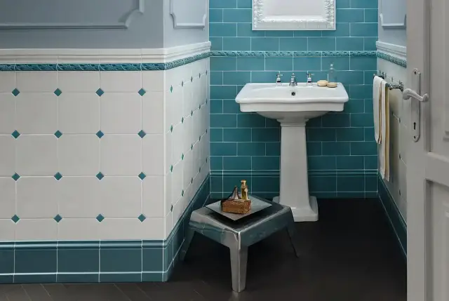 Интерьер с Tondo Dark Pavone Matt