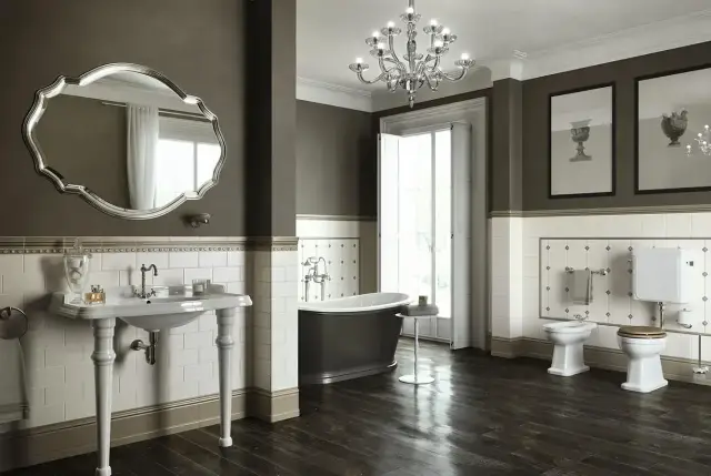 Интерьер с Tondo Dark Pavone Matt