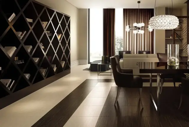 Интерьер с Damask Moka / Дамаск Мока