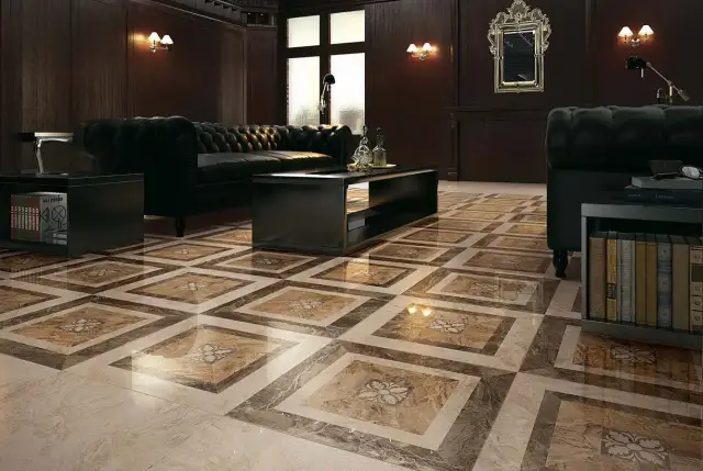 Интерьер с Avorio Rettificato / Аворио Ретиф. Матовый