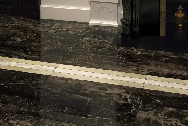 Интерьер с Woodstone Taupe Bottone Lap / Вудстоун Таупе Вставка Лаппато