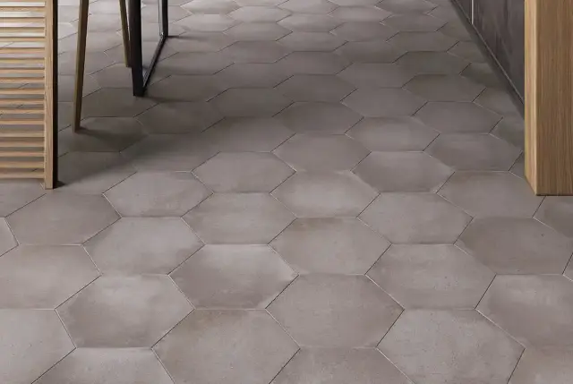 Интерьер с Hexagon Taupe