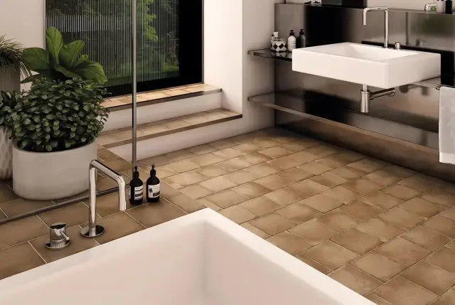 Интерьер с Hexagon Taupe