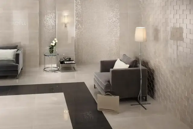 Интерьер с Moka Gold Damask