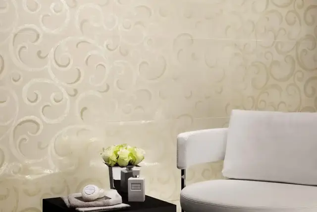 Интерьер с Moka Gold Damask