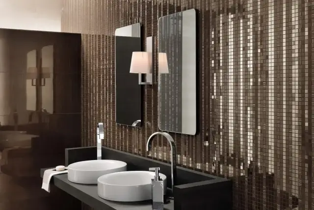 Интерьер с Moka Gold Damask