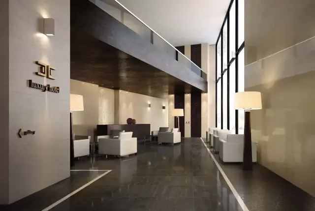 Интерьер с Moka Gold Damask
