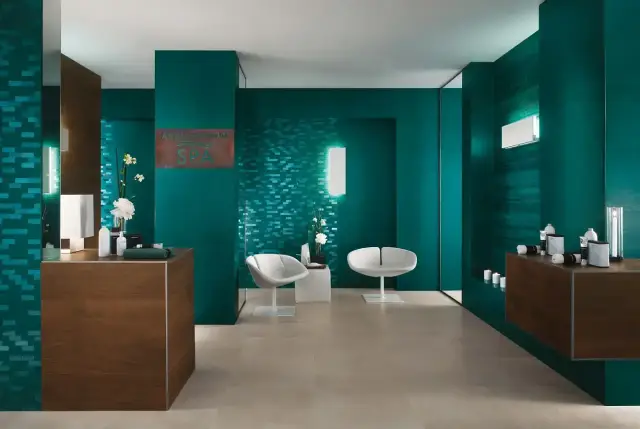 Интерьер с Suede Minibrick
