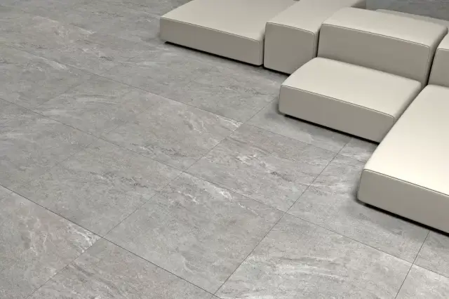Интерьер с Kondjak Black G265/ Конжак черный мат. 60x60