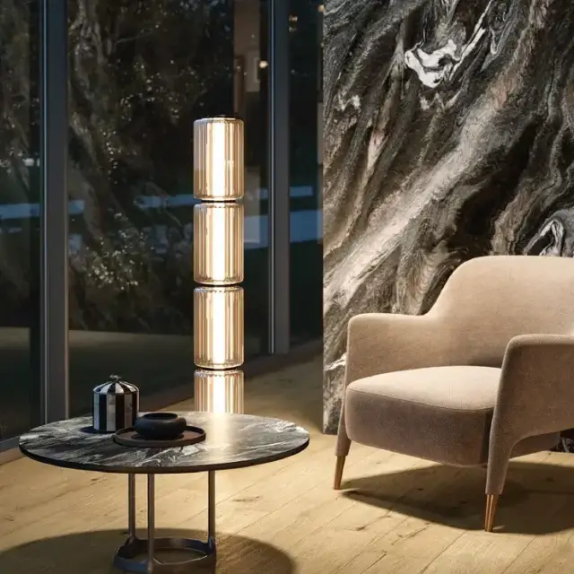 Интерьер с Italon Керамический гранит Aura Мозаика Galaxy Argan 26.9x36.8 натуральный