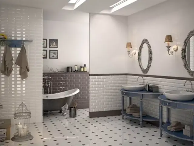Интерьер с Мозаика Ce.Si. Metro Malva чип 5х5 матовая сиреневая 5MA050050RE_53 30х30 см