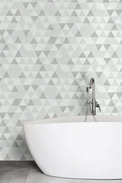 Интерьер с Керамогранит Monopole Diamond Grey 24х20 см