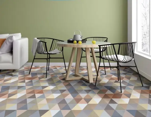 Интерьер с Керамогранит Monopole Diamond Grey 24х20 см