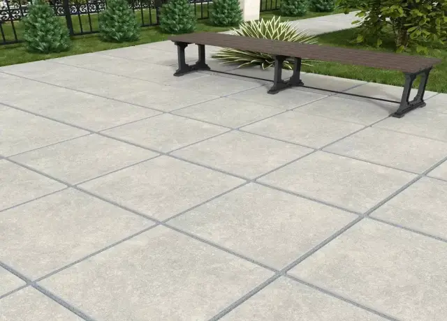 Интерьер с Керамогранит Persepolis Tile 20mm Canton Gray матовый темно-серый 60х60 см