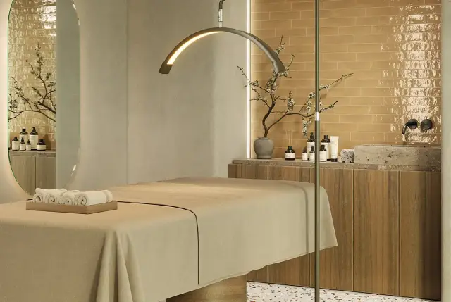 Интерьер с Vert Bouteille Glossy