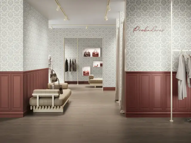 Интерьер с AUTHENTIC BARLEY RECT 25X150