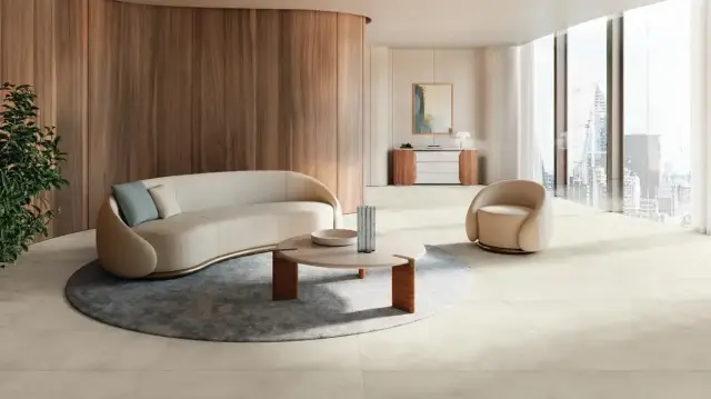 Интерьер с Italon Керамический гранит Fossil Керамогранит Pure 60x120 натуральный