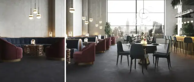Интерьер с Плитка Porcelanosa Image Cream 100293246 59.6x150