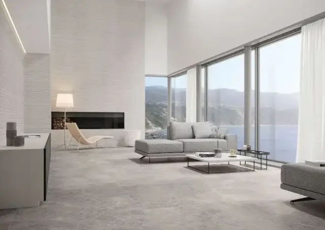 Интерьер с Плитка Porcelanosa Noir Topo Spiga 100298592 45x120