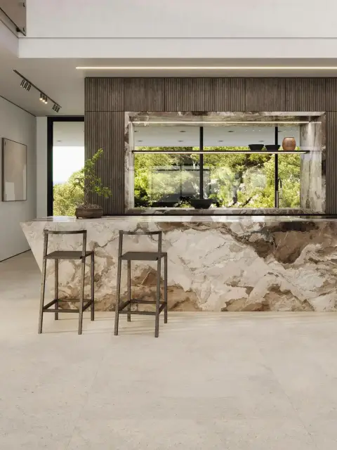 Интерьер с Плитка Porcelanosa Dorcia Block Bone G-278 100354829 59x150