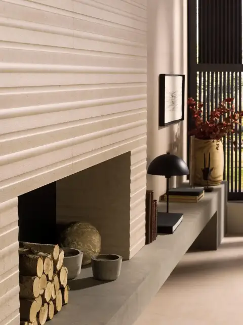 Интерьер с Плитка Porcelanosa Dorcia Block Bone G-278 100354829 59x150