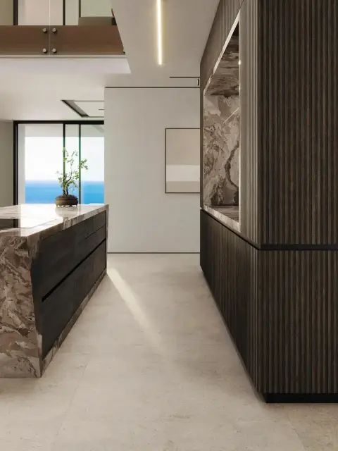 Интерьер с Плитка Porcelanosa Dorcia Block Bone G-278 100354829 59x150