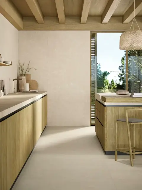 Интерьер с Плитка Porcelanosa Cancun Stone Line 100356145 59.6x150
