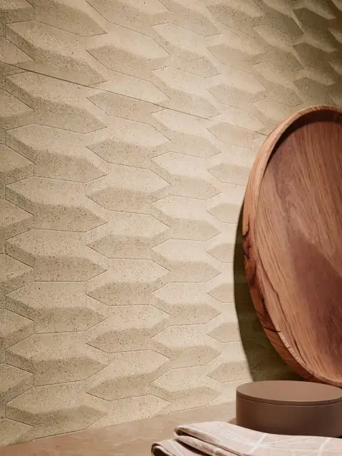 Интерьер с Керамогранит Porcelanosa Verona Ars Beige Nat.PV6 (A) 100339671 120x120