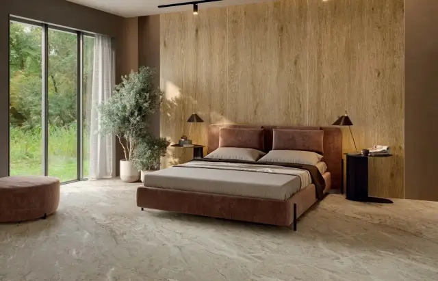 Интерьер с Керамогранит Атлас Конкорд Atlas Concorde Russia Forte Dei Marmi Rock Venaria Grey Натуральный 60x120