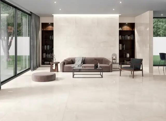 Интерьер с Керамогранит Keratile Baikal Beige Pulido Rect 100x100