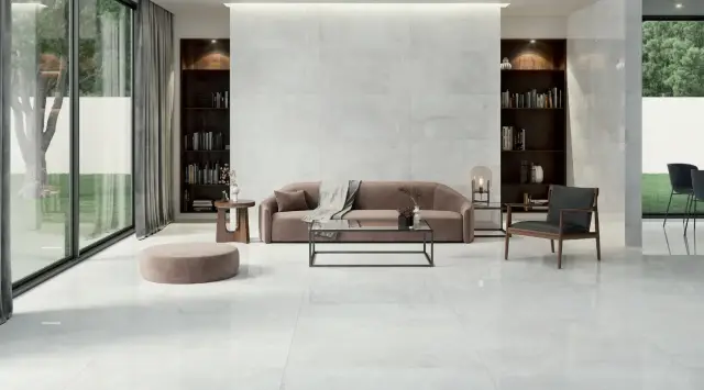 Интерьер с Керамогранит Keratile Baikal Beige Pulido Rect 100x100