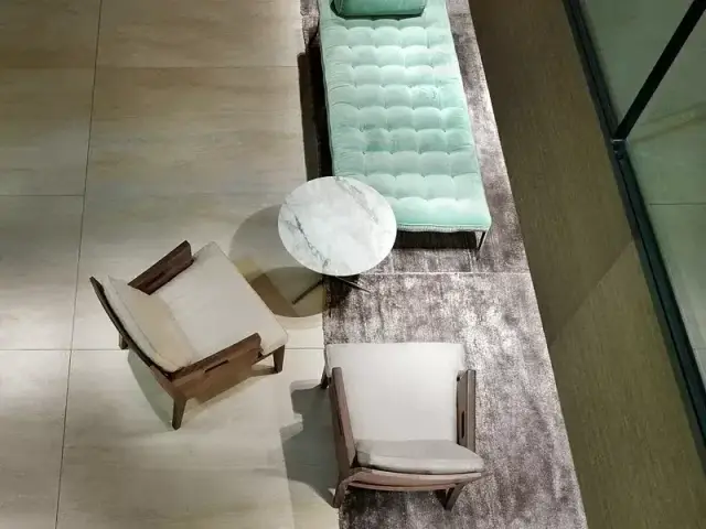 Интерьер с Керамогранит Laminam I Naturali Travertino Classico Bocciardato 5.6 мм LAMF012198 120x290