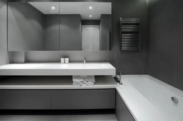 Интерьер с Керамогранит Laminam I Naturali Travertino Classico Bocciardato 5.6 мм LAMF012198 120x290