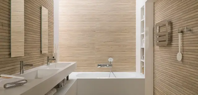 Интерьер с Керамогранит Porcelanosa Manhattan Cognac G-384 100190027 19x120