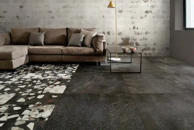 Интерьер с Керамогранит Fioranese I Cocci Cemento Spaccato IC900DR 90x90