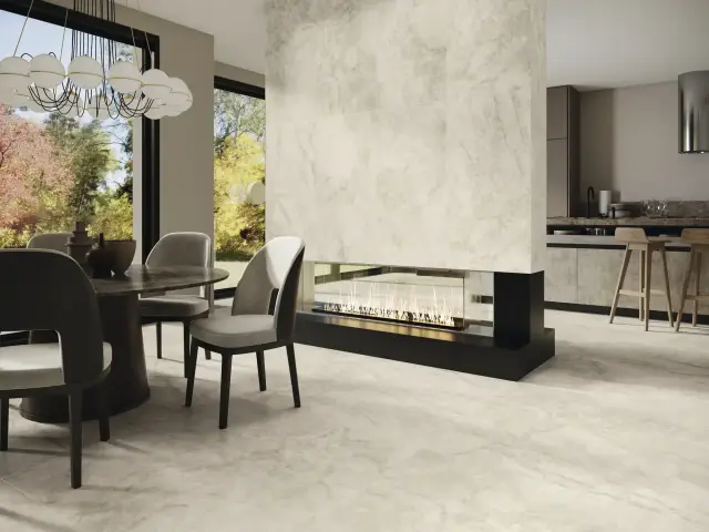 Интерьер с Керамогранит APE Ceramica Taj Mahal Yamuna Capuccino Matt Rect 9 мм A044454 60x120