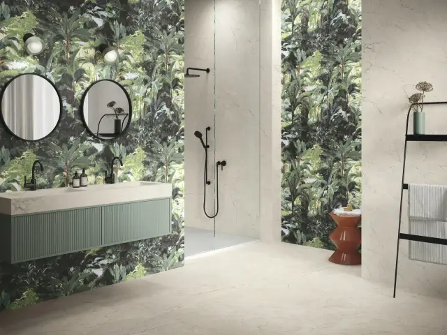 Интерьер с Керамогранит APE Ceramica Alloy Pearl Matt Rect A044975 60x120