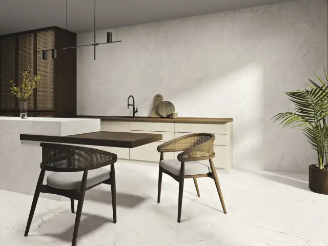 Интерьер с Керамогранит APE Ceramica Alloy Pearl Matt Rect A044975 60x120