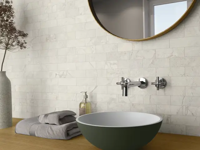 Интерьер с Керамогранит APE Ceramica Alloy Pearl Matt Rect A044975 60x120