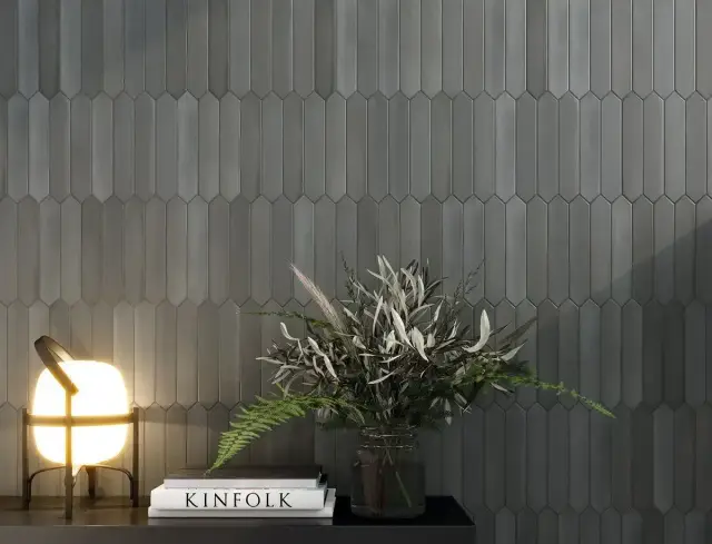 Интерьер с Плитка DNA Tiles Candy Crayon White 128396 4.3x24.3