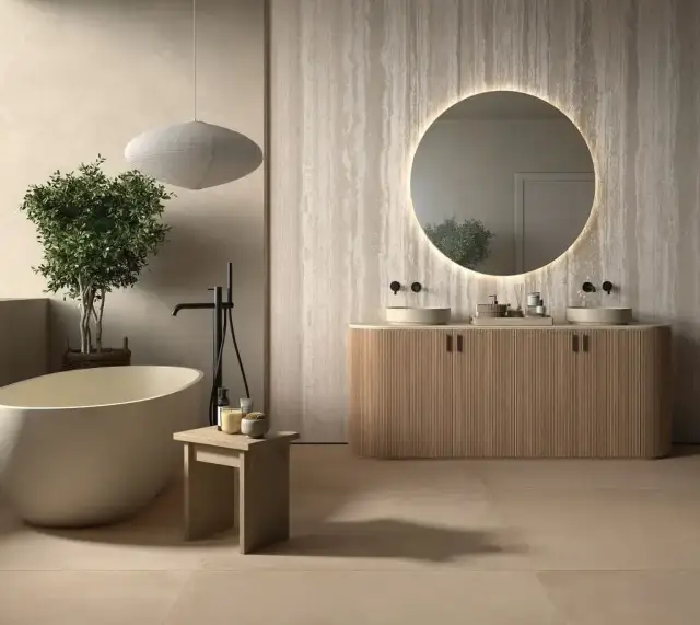 Интерьер с Керамогранит La Faenza Cocoon Tra SG6 12 LPM TRASG612LPM 60x120