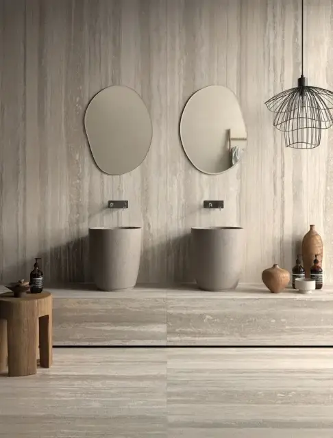 Интерьер с Керамогранит La Faenza Cocoon Tra SG6 12 LPM TRASG612LPM 60x120