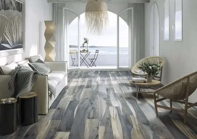 Интерьер с Керамическая плитка KAURI AWANUI NAT RETT 20X120