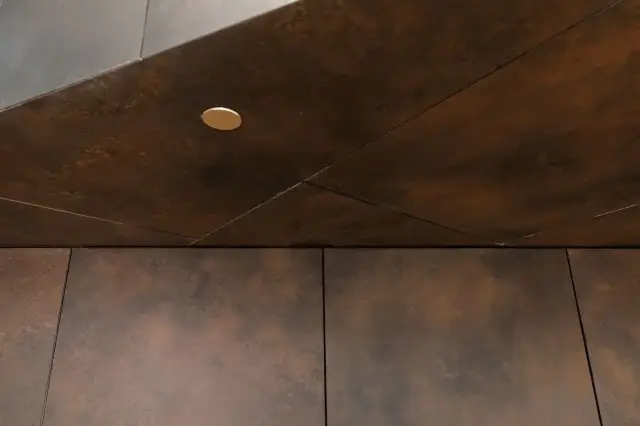 Интерьер с Керамогранит Laminam Ossido Verde Lux 3+ LAMF009726 100x300